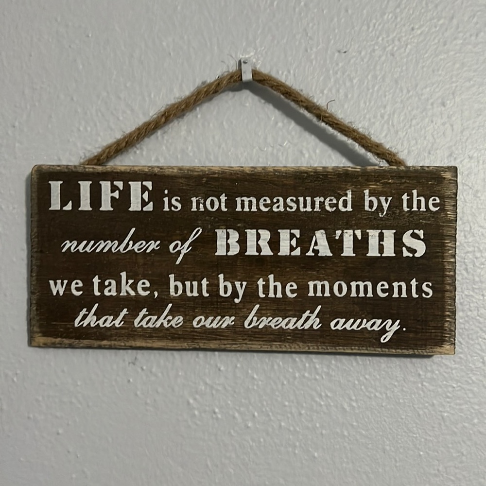 Wall Decor Sign Wood